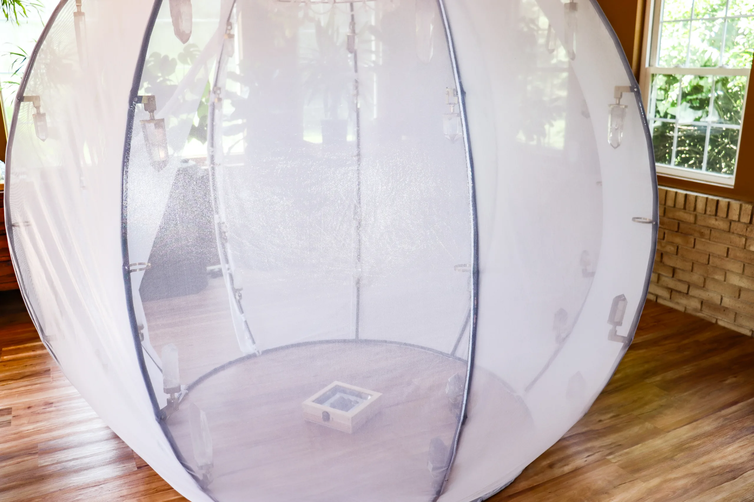 Crystal Chamber sparkle cover veil